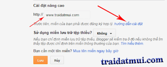 Hướng dẫn cấu hình và cài đặt tên miền riêng cho Blogspot với giao diện mới