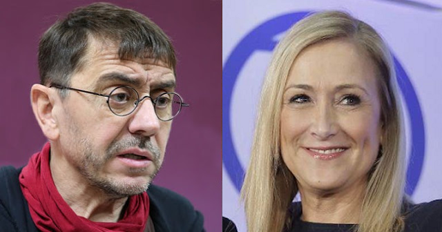 Juan Carlos Monedero pone en su sitio a Cristina Cifuentes apoyada por Ana Rosa