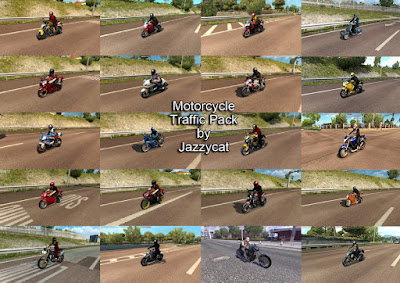 Motorcycle Traffic Pack by Jazzycat v 1.4