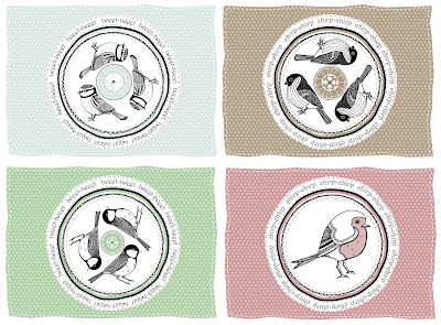 Bird themed bag designs for Pocket Wren.