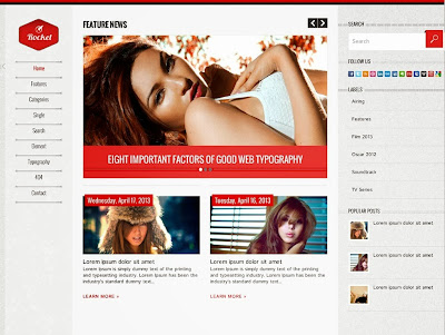 Rocket Responsive Blogger Template