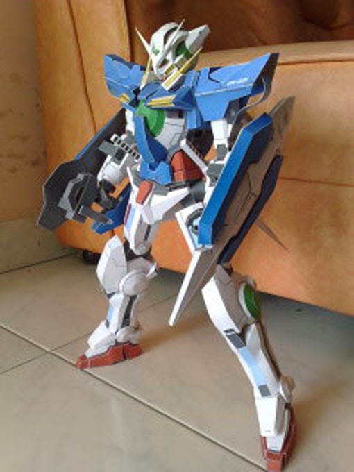 Gundam Exia Full Attribute Papercraft Model