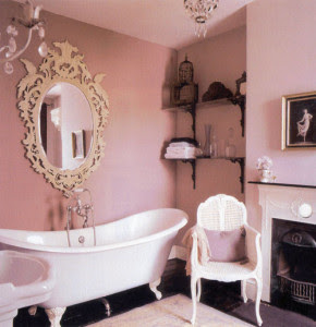 Cuarto de baño rosa