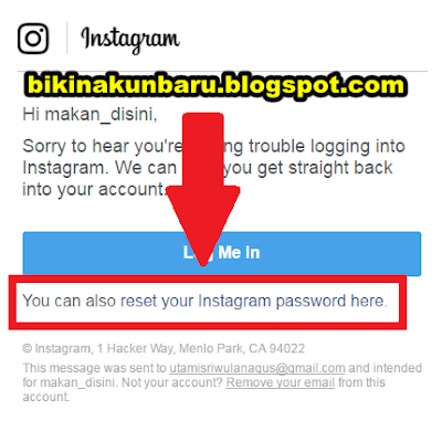 Cara Mengembalikan Akun Instagram Yang Lupa Password