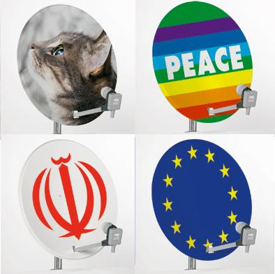Satellite Dish Stickers (1) 2