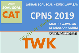 Soal CPNS TWK 2019/2020 beserta Kunci Jawaban