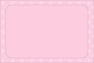 Pink with Polka Dots Free Printable Invitations, Labels or Cards.