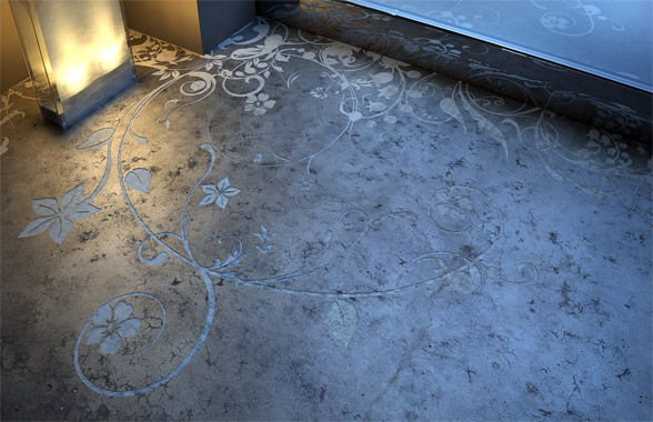 Concrete Floor Art