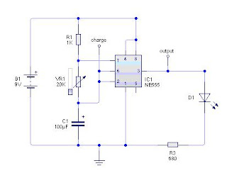 rangkaian astable ic555