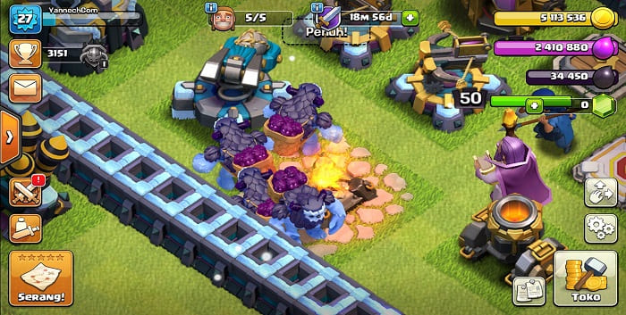 Kekuatan Pasukan Yeti Clash Of Clans Sedikit Tapi Berkualitas 