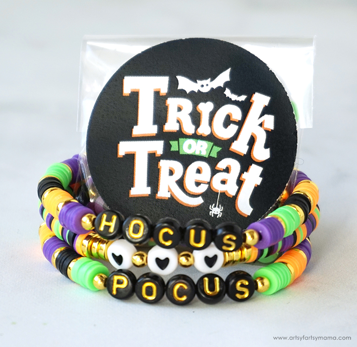 Halloween Heishi Bracelet Set