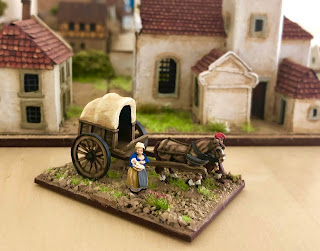 Napoleonic French Cantinier Wagon Blue Moon 15mm 18mm