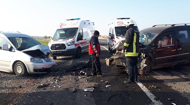 Halfeti’de trafik kazası: 9 yaralı