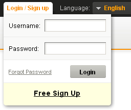 Hotfile.com login form