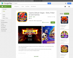 Casino Deluxe Vegas - Slots, Poker & Card Games US Android 85% SIGN UP RATE + 25% D2RR DRC Casino