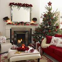 Decorative Christmas Fireplace Desktop Wallpapers