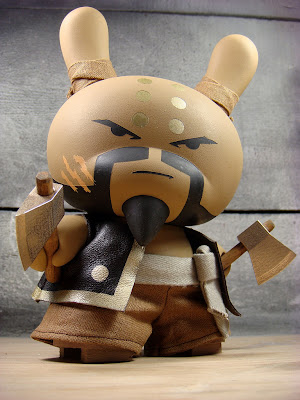 Not So Glorious Soaring Hatchet Munk 8 Inch Custom Dunny by Huck Gee