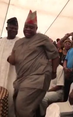 Dancing video of  senator Ademola Adeleke 