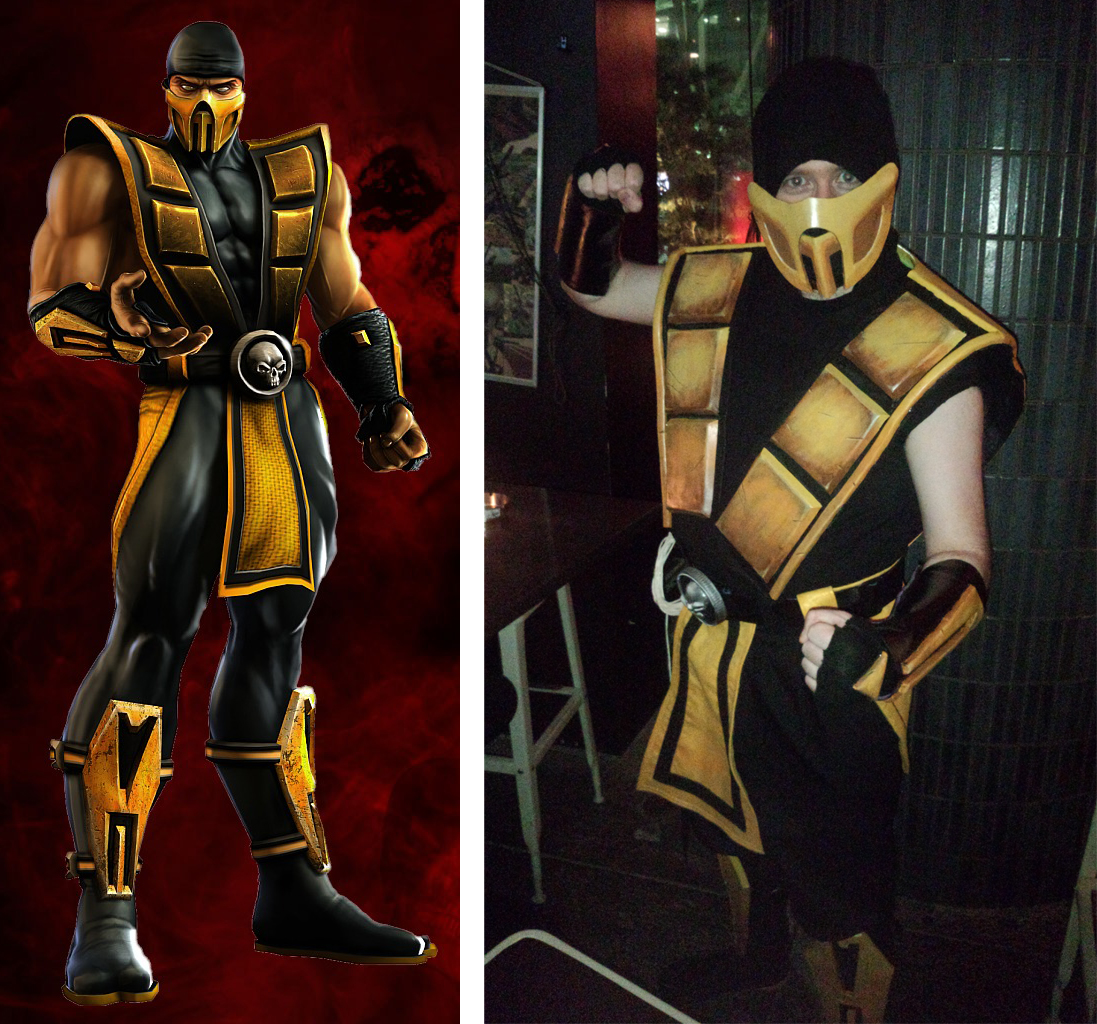 Neko to Meoto: Costume Creation: Scorpion from Mortal Kombat