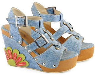 Sandal Wedges Bunga GIARDINO 002