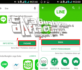 buat akun line baru