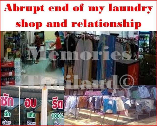 End of the laundry shop and relationship in Pattaya