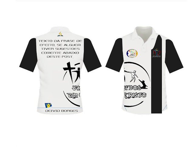 Modelo de Camisa Uniforme para Clube de Jovens Adventista, Ministério da Música e Desbravadores