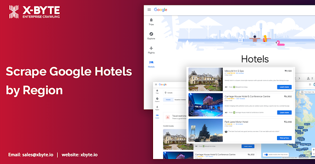 Google Hotels by Region Data Scraping Services