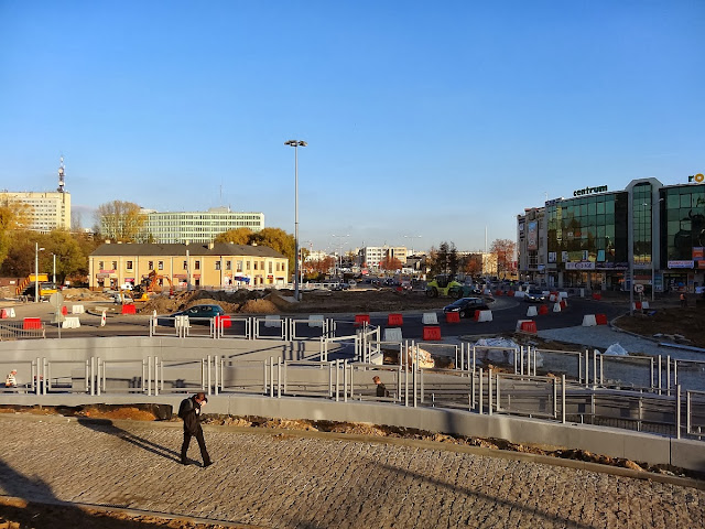 Węzeł Drogowy Żelazna. Rondo turbinowe