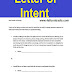 Letter of Intent Template pdf