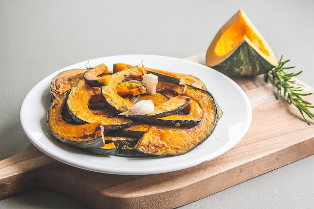 Zucca al forno con buccia