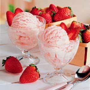 Resep strawberry Ice Cream