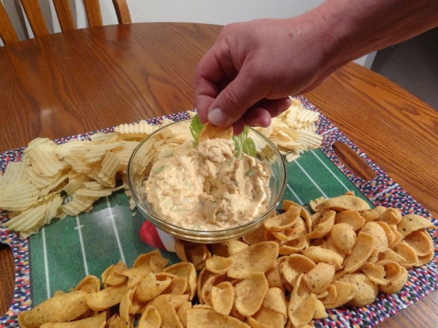 Hearty buffalo blue cheese dip recipe