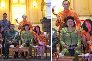 penampakan foto keluarga presiden