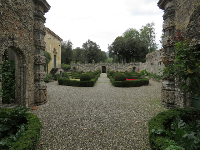 Secret garden of Flora and stairway, Villa Torrigiani, Camigliano, Capannori, Lucca