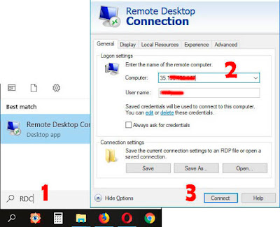 Menghubungkan VPS Windows dengan Laptop