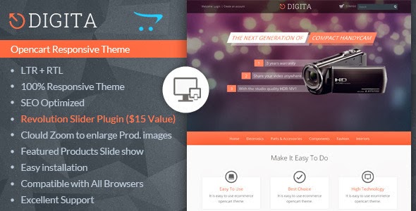 Premium Opencart Multipurpose Template