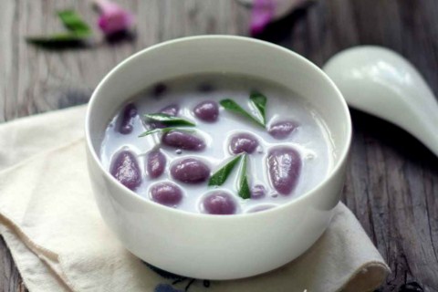 Resep Bubur Candil Ubi Ungu Sederhana, Cara Membuat Bubur Candil Ubi Ungu Sederhana