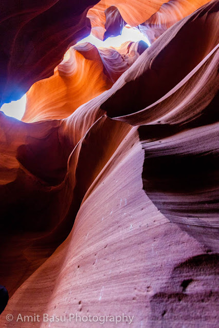 Antelope Canyon near Page, Arizona is amazingly beautiful