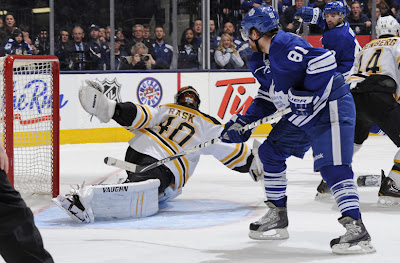 Leafs Phil Kessel scores on Tuukka Rask