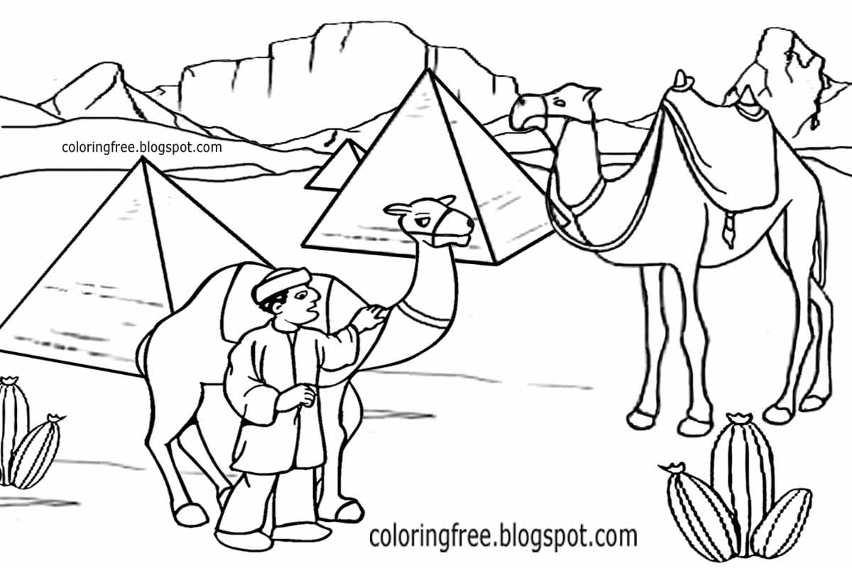Download Printable Egyptian Drawing Egypt Coloring In Pages For Teenagers | Printable Coloring Pages