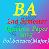 B.A 2nd SEMESTER POLITICAL SCIENCE (Major) Question Paper 2015