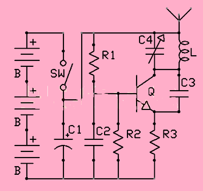 Super High Power Portable TV and FM Jammer Circuit Diagram