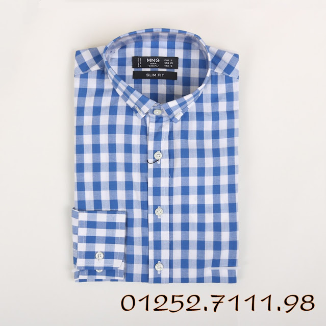 Shop quần áo Made in Vietnam bán buôn bán sỉ sơ mi nam kẻ caro VNXK -sơ mi nam mango