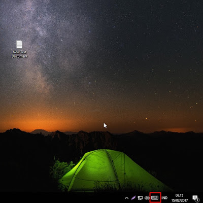 Cara menampilkan Keyboard On Screen Keyboard Windows 10