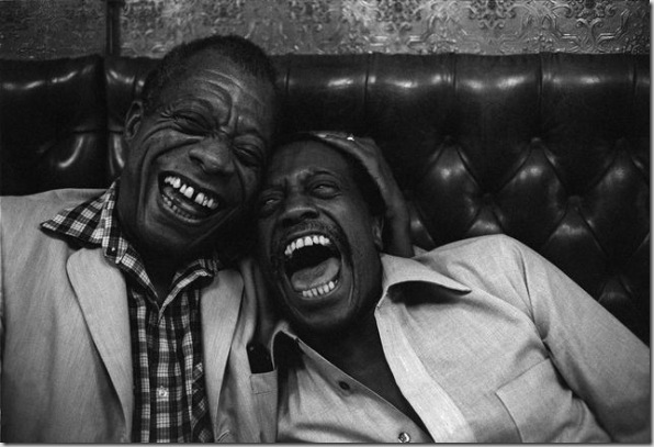 James Baldwin et son frère David, St Germain des Prés – 1981 © Jane Evelyn Atwood