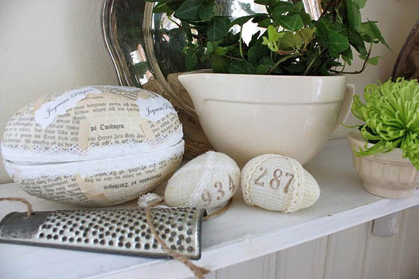 newspaper decoration ideas