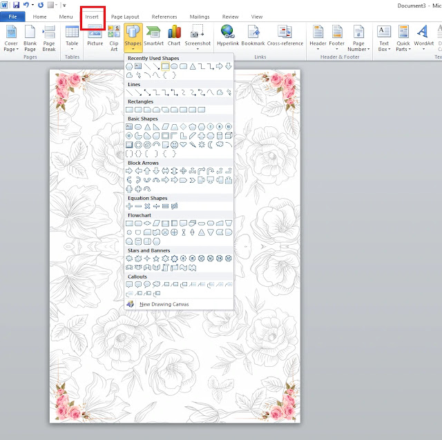 Download Template Desain Undangan Pernikahan Dengan Word