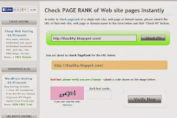 Cara Cek Pagerank Google Blog atau Website 