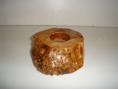 Antique Wood Candle Holder, wood handicraft, candle holder